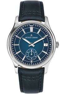 Jacques Lemans Men ´S Quartz Watch Derby Blue 1-2197B - Picture 1 of 5