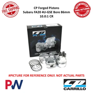 CP Forged Pistons For Subaru FA20 4U-GSE Bore 86mm 10.0:1 CR SC7405 - Bild 1 von 3