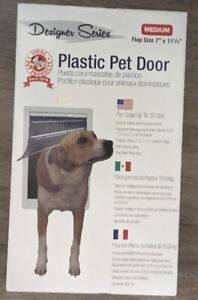 IDEAL PET PRODUCTS DESIGNER SERIES PET Doggie DOOR MEDIUM Up To 35lbs 7x11 #573
