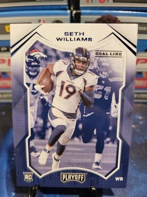 2021 Panini Playoff Seth Williams RC Goal Line Denver Broncos #298 Rookie - Image 1 of 2
