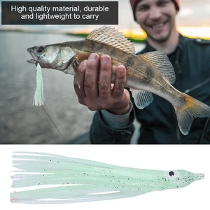 White 10pcs Bag Mini Size Squid Octopus Shape Fishing Bait Lure Fishing Tac UT - Bild 1 von 11