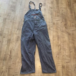 Pointer Brand Vintage Low Back Overall Trägerhose Made in USA 60x34 Blau Denim Herren F - Bild 1 von 11