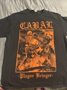 Cabal Plague Bringer T Shirt Size Medium Band Tour - Picture 1 of 4