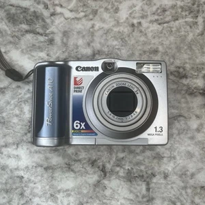 Canon Digital Camera PowerShot A10 1.3MP Silver Tested - Picture 1 of 13