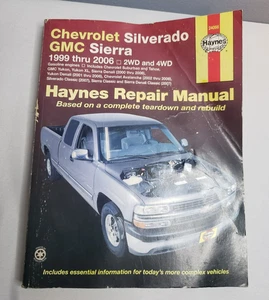 Haynes Repair Manual 24066 Chevy Silverado GMC Sierra 1999 thru 2006 2WD and 4WD - Foto 1 di 9