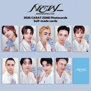 9pcs Set SEVENTEEN 2025 CARAT ZONE Self Made Photo Card HD Photocards - Picture 1 of 6