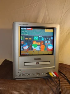 🔥Toshiba 9 Inch CRT TV DVD Combo Model No. MD9DM1R Portable GAMING NO REMOTE - Picture 1 of 11