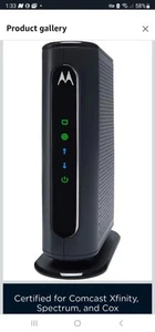 MOTOROLA 16x4 Cable Modem Model MB7420 686 Mbps DOCSIS 3.0 - Picture 1 of 5