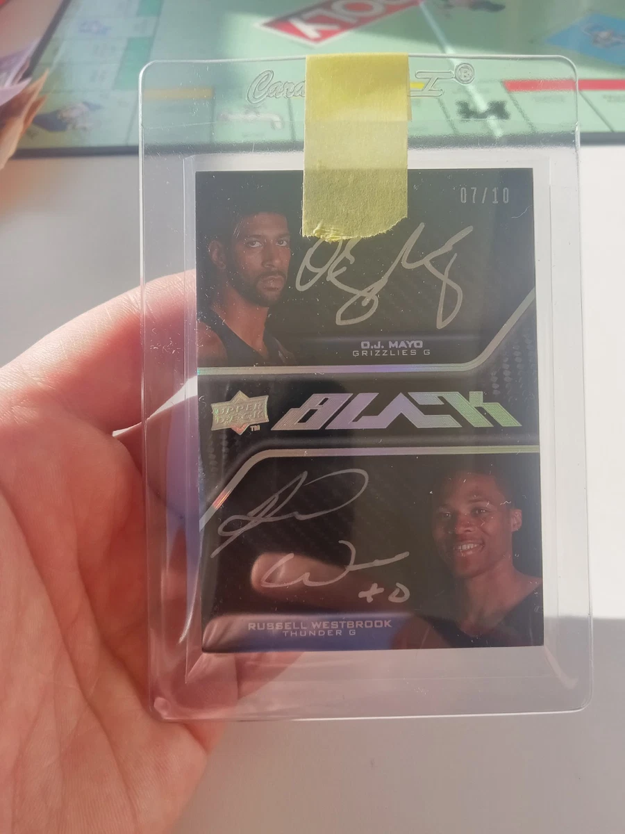 Basketball Russell Westbrook Autographed Trading Card Singles for