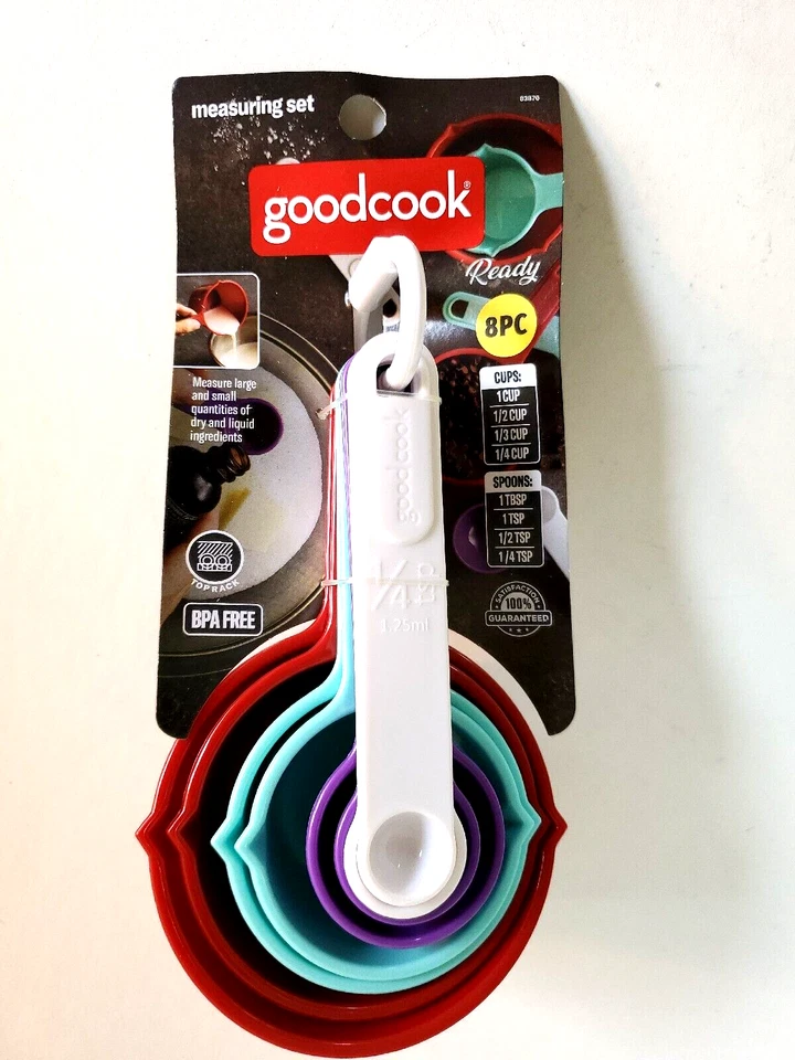 GoodCook 8pc Measuring Cup and Measuring Spoon Set - Image 1 of 4