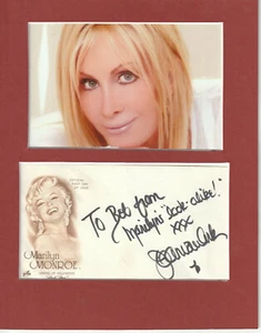 Jo Van Ark First Day Cover Signed to Bob 8x10 frame size COA 11/19 - Picture 1 of 1