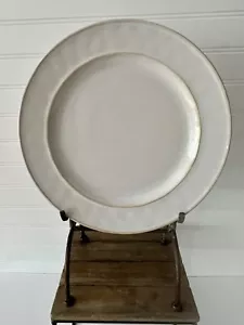 Food Network FONTINA WHITE 10 7/8” Dinner Plate - Picture 1 of 9