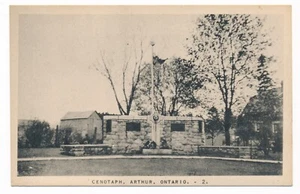 The Cenotaph Arthur Ontario Hwy 6 North Wellington Twp. Near Mount Forest ON - Picture 1 of 2