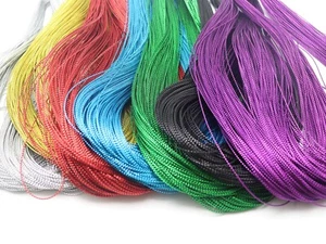 100 Yards 1mm Metallic Thread Jewelry String Beading Cord For Gift Tag Card - Picture 1 of 14