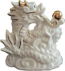 Figurine dragon en porcelaine artisanale Victoria Bella, cadeau Nouvel An et Noël