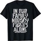 Lung Cancer Support White Family Lung Cancer Awarenes Unisex T-Shirt