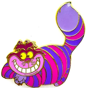 DISNEY Trading Pin - Big Grin CHESHIRE CAT - Purple and Pink (D17) - Picture 1 of 2