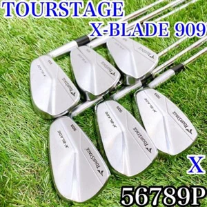 Bridgestone Tourstage X-Blade 909 FORGED Iron Set 5-9 Pw 6pc RH Steel X Steel - Picture 1 of 9
