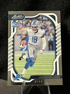 Panini Absolute Football 2022 Jameson Williams NFL Rookie Card No. 108 - Picture 1 of 1