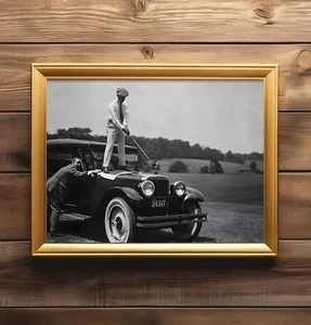 Golf Vintage Photograph Landscape Art Print Vintage Golf Course Wall Art - Picture 1 of 4