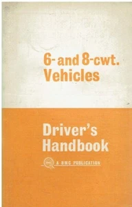MORRIS MINOR 1000 6- & 8-cwt VAN PICK-UP ORIG. 1968 OWNERS INSTRUCTION HANDBOOK - Picture 1 of 1