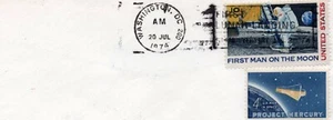 APOLLO XI--5th Anniversary--Mondlandung--Slogan Cancellation 1974 - Bild 1 von 1