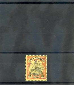 SAMOA Sc 61 (MI 11)VF USADO 190025pf NARANJA Y NEGRO/AMARILLO $21 - Imagen 1 de 1