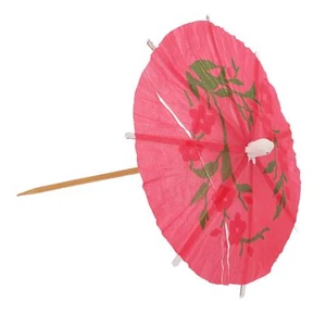 200Pcs Cocktail Umbrellas Multi Color Exquisite Pattern Paper Bamboo Drink Umbre - Picture 1 of 24