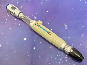 10th Doctor Who Sonic Screwdriver Blue Light & 4 Sound FX Effects Extending - Picture 1 of 12