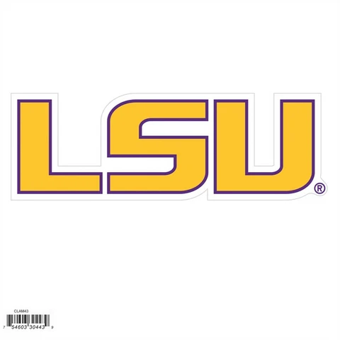 LSU Tigers 8" Magnet Outdoor Rated Vinyl Auto Fridge NCAA College Color Team Cover