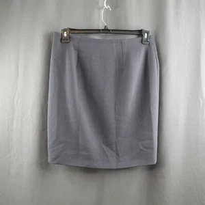 Banana Republic Womens Skirt 8 Gray Mini Minimal Corp Office Secretary Career - Picture 1 of 12