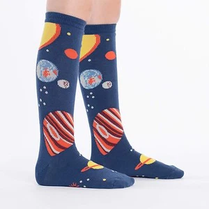 Sock It To Me Junior Knee High Socks - Planets - Age: 7-10 - Picture 1 of 2