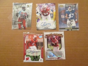 Lot of 5 Different Wisconsin Badgers Football Autographs - Picture 1 of 1