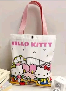 Hello Kitty Sanrio Tasche Neu Ovp Canvas Stofftasche Handtasche Ca. 26x26 Cm - Bild 1 von 1