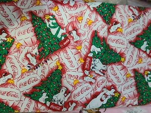 RARE! NOS COCA-COLA BEAR WITH TREES -BTFQ - 18"X22" - Picture 1 of 3