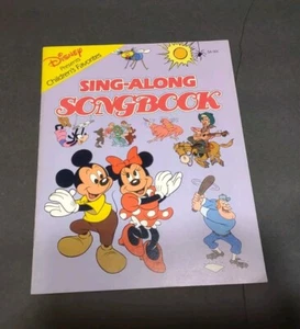 Vtg Disney Sing Along Songbook Children’s Favorites Classics Disney Art - Picture 1 of 7