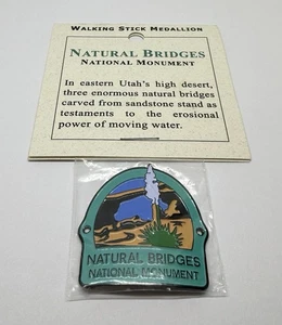 Natural Bridges National Monument Walking Hiking Stick Medallion (250) - Picture 1 of 2