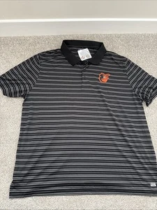 MLB Baltimore Orioles TX3 Cool Polo Shirt Men's 3XL Performance Stretch - Picture 1 of 6