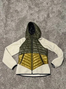 WOMENS MOUNTAIN HARDWEAR ALTIUS HYBRID PUFFER / FLEECE JACKET SIZE MEDIUM - Picture 1 of 10