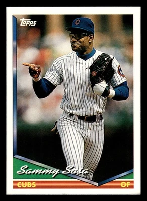 1994 Topps Sammy Sosa #725 Chicago Cubs HIGH GRADE BEAUTY! - Image 1 of 2