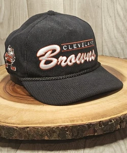Cleveland Browns Cord 47 Marke Golfer Seil Druckknopflasche verstellbar Mütze Kappe NFL - Bild 1 von 14