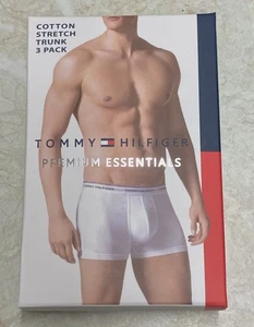 Tommy Hilfiger 3 Stück Stretch Baumwolle Trunks Premium Qualität bequeme Unterwäsche - Bild 1 von 2