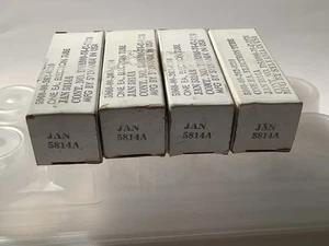 (2) JAN 5814A 12AU7 ECC82 Tubo 1970"S Nuevo en Caja Audio Radio Válvulas - Imagen 1 de 6