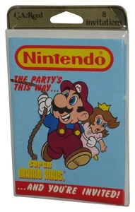 Nintendo Super Mario Bros. C.A. Reed Party Invitations Pack - (8 Cards / Envelo - Picture 1 of 2