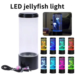 Jellyfish Lava Lamp Aquarium Ocean Night Lights LED Jellyfish Mood - Picture 1 of 9