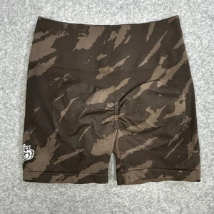 Pantaloncini Darc Sport SHE donna marrone medio mimetico cinch lupi senza cuciture allenamento palestra - Foto 1 di 11