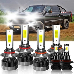 LED Headlight Hi/Lo Fog Light Bulb For Chevy Silverado 1500 Classic 2007-2007 - Bild 1 von 11