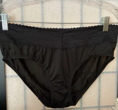 Braguita de encaje hipster Warner's "All You Need" XL 8 negra elástica poliamida blnd Foto 1 de 4