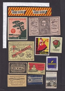 Worldwide vintage matchbox labels (40) - Picture 1 of 4