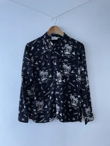 Carhartt WIP Camicia Donna L/S Boondock Nera Taglia S Small (42) - Foto 1 di 11